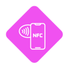 EV charging NFC payment icon